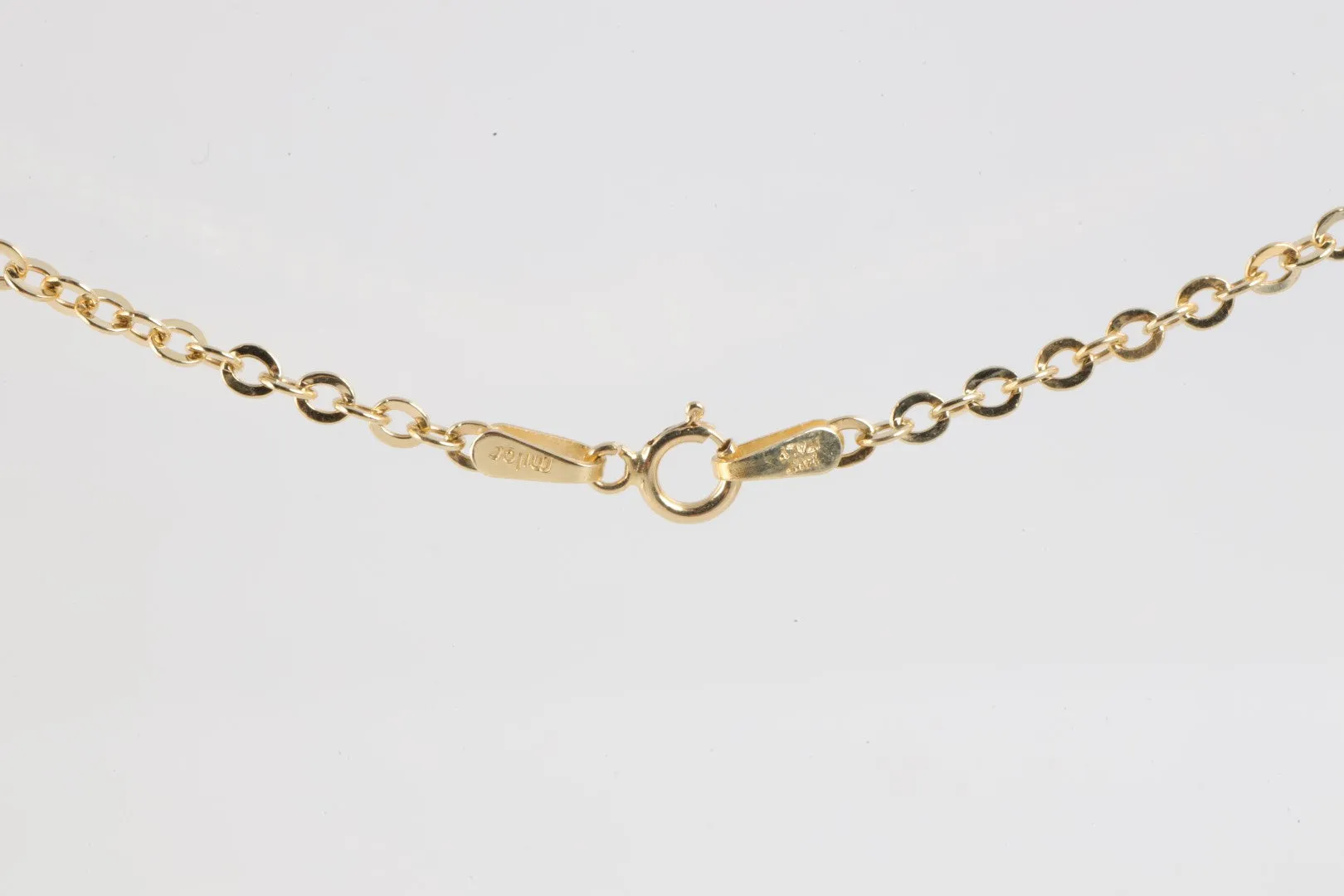 24" Milor 14k Yellow Gold Cable Chain (2.49g.)