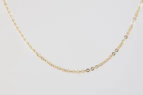 24" Milor 14k Yellow Gold Cable Chain (2.49g.)