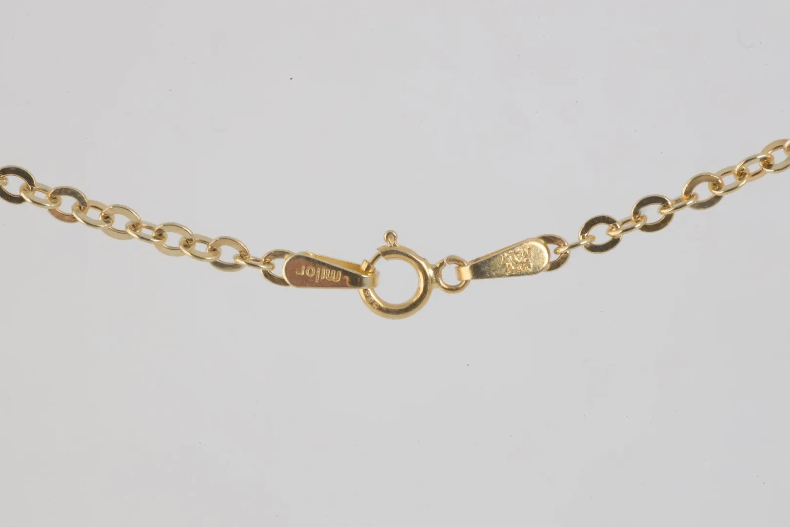 24" Milor 14k Yellow Gold Cable Chain (2.49g.)