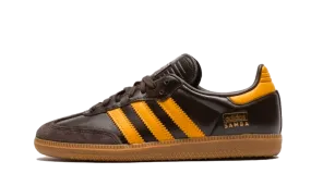 Adidas Samba OG Dark Brown Yellow