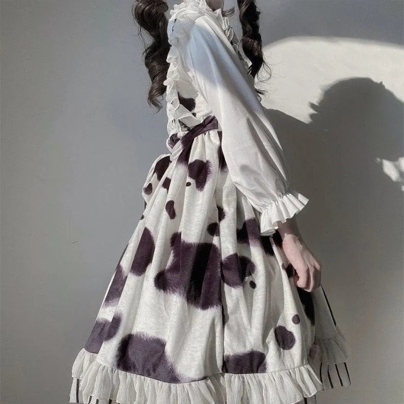 Adorable Cow Lolita Dress