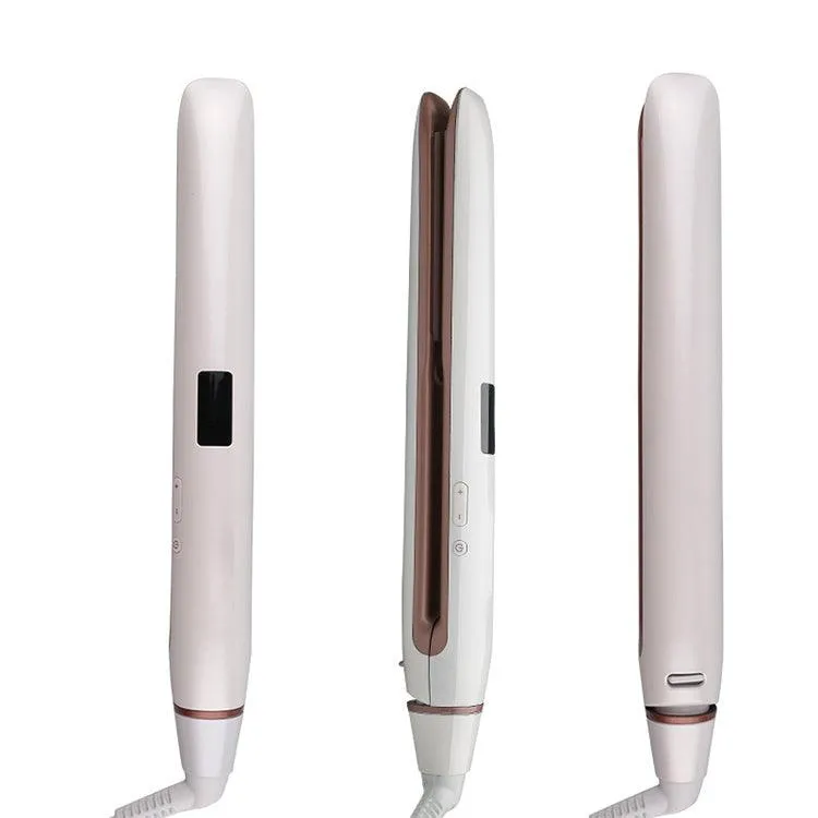 Advanced Ceramic Ionic Hair Straightener with LED Display and 360° Rotatable Cord