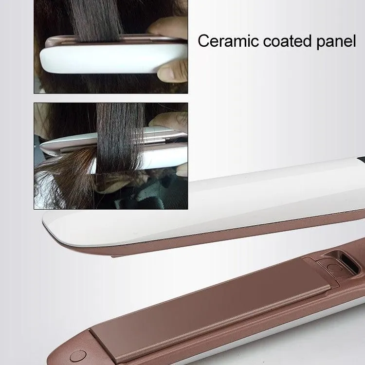 Advanced Ceramic Ionic Hair Straightener with LED Display and 360° Rotatable Cord