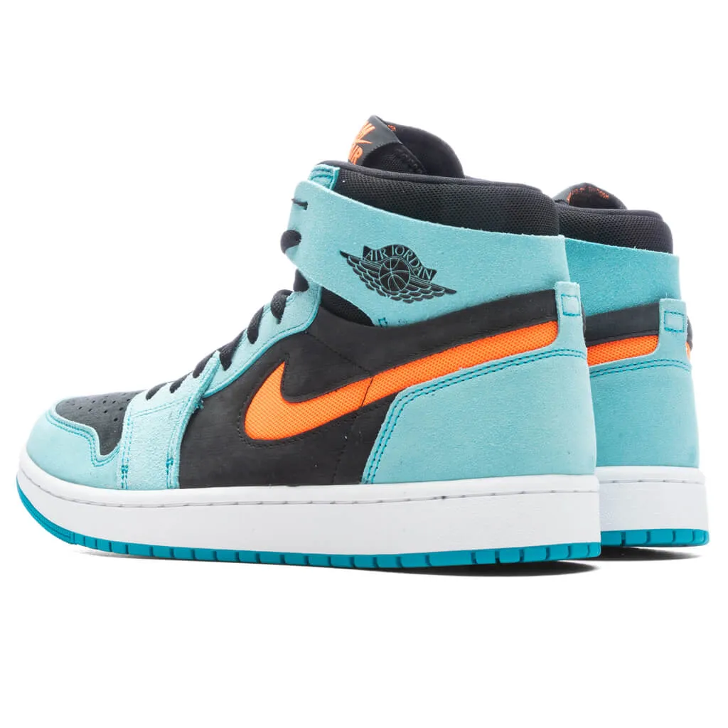 Air Jordan 1 Zoom Comfort 2 - Bleached Aqua/Bright Citrus/Black