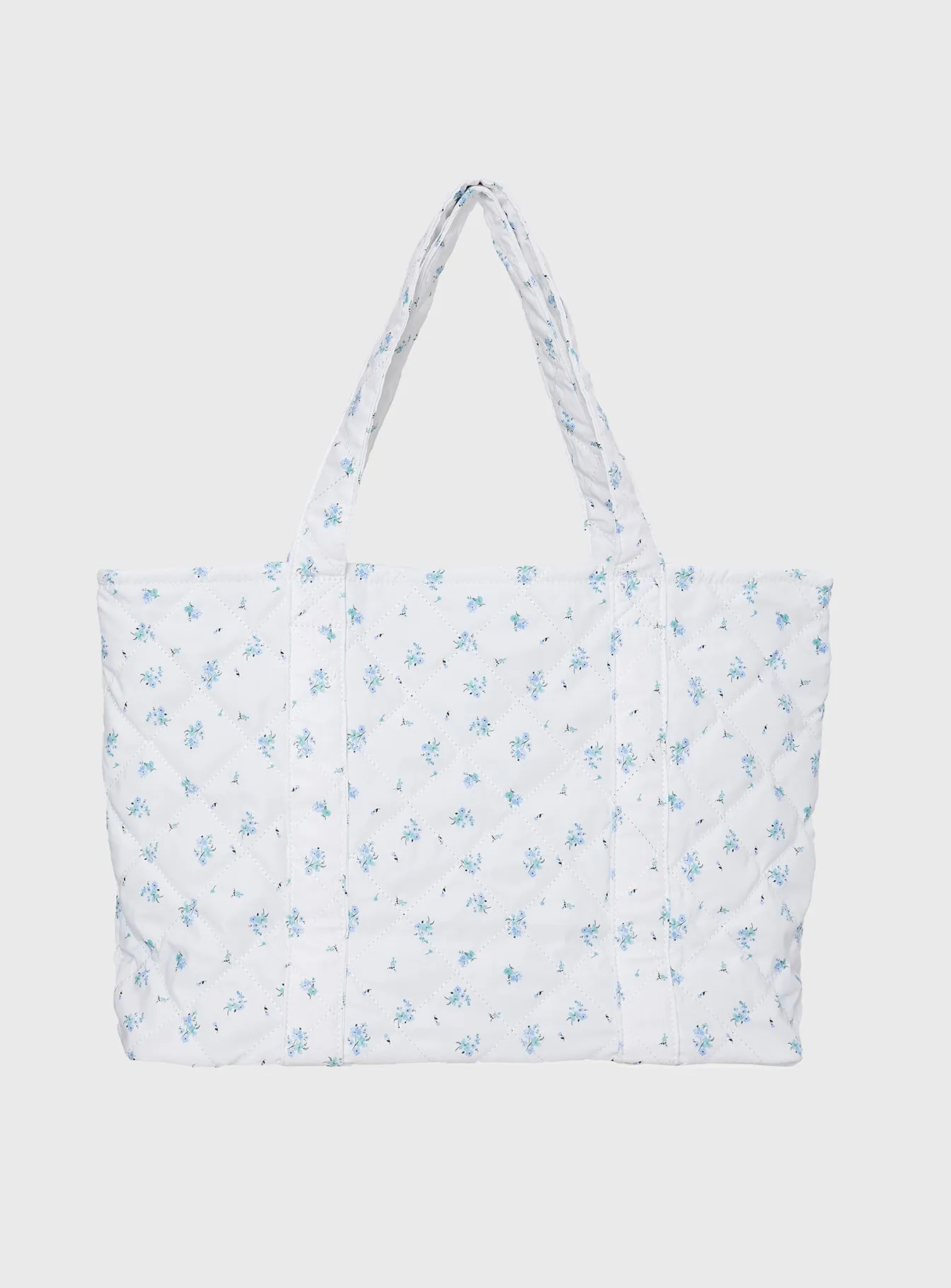 All Ours Tote Bag White / Floral