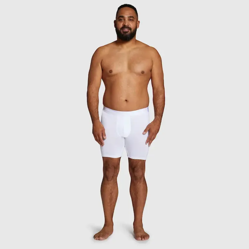 ALPHX Comfort Class Boxer Brief - Modern Fit - Frost White | ALPHX.com