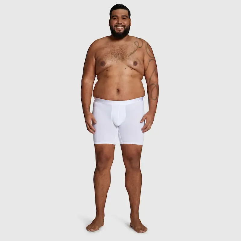 ALPHX Comfort Class Boxer Brief - Modern Fit - Frost White | ALPHX.com