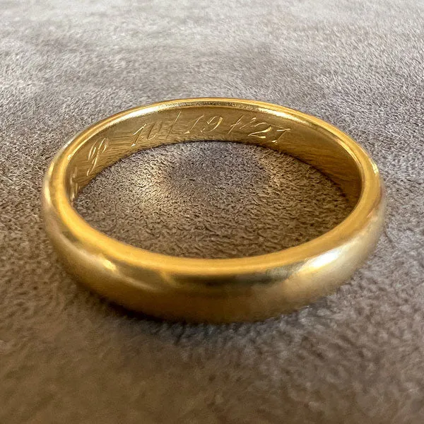 Antique Gold Band '21