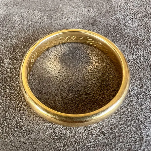 Antique Gold Band '21