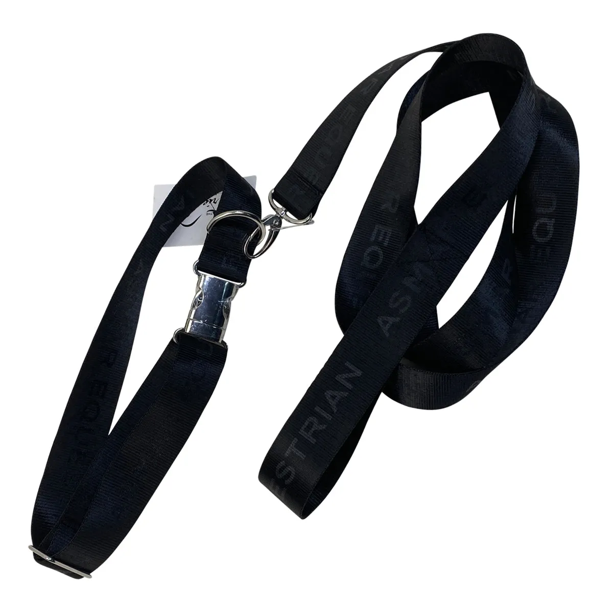 Asmar Equestrian Dog Collar and Leash Set in Black - M/L