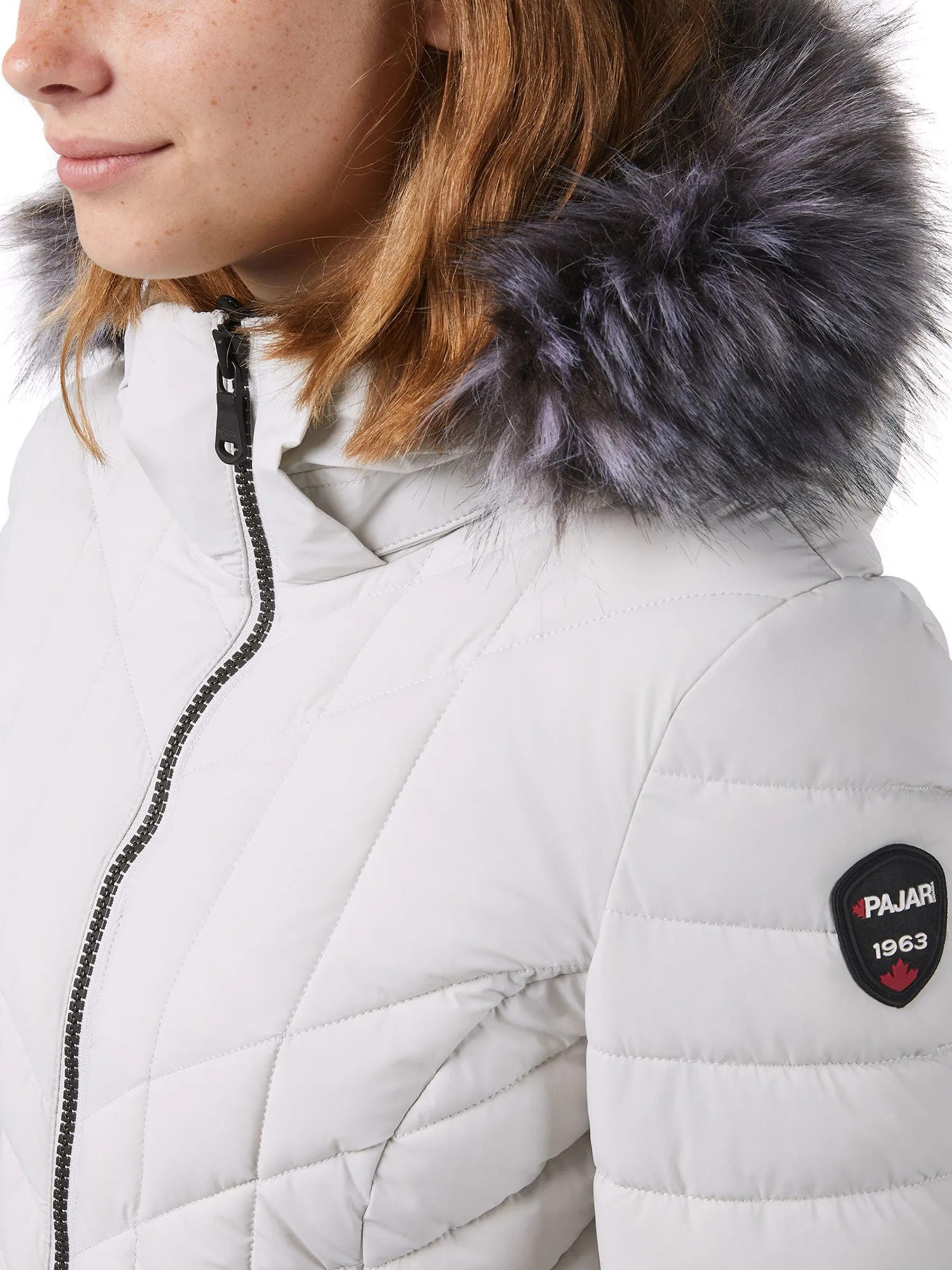 Aubrey Women's Puffer w/ Faux Fur Trim