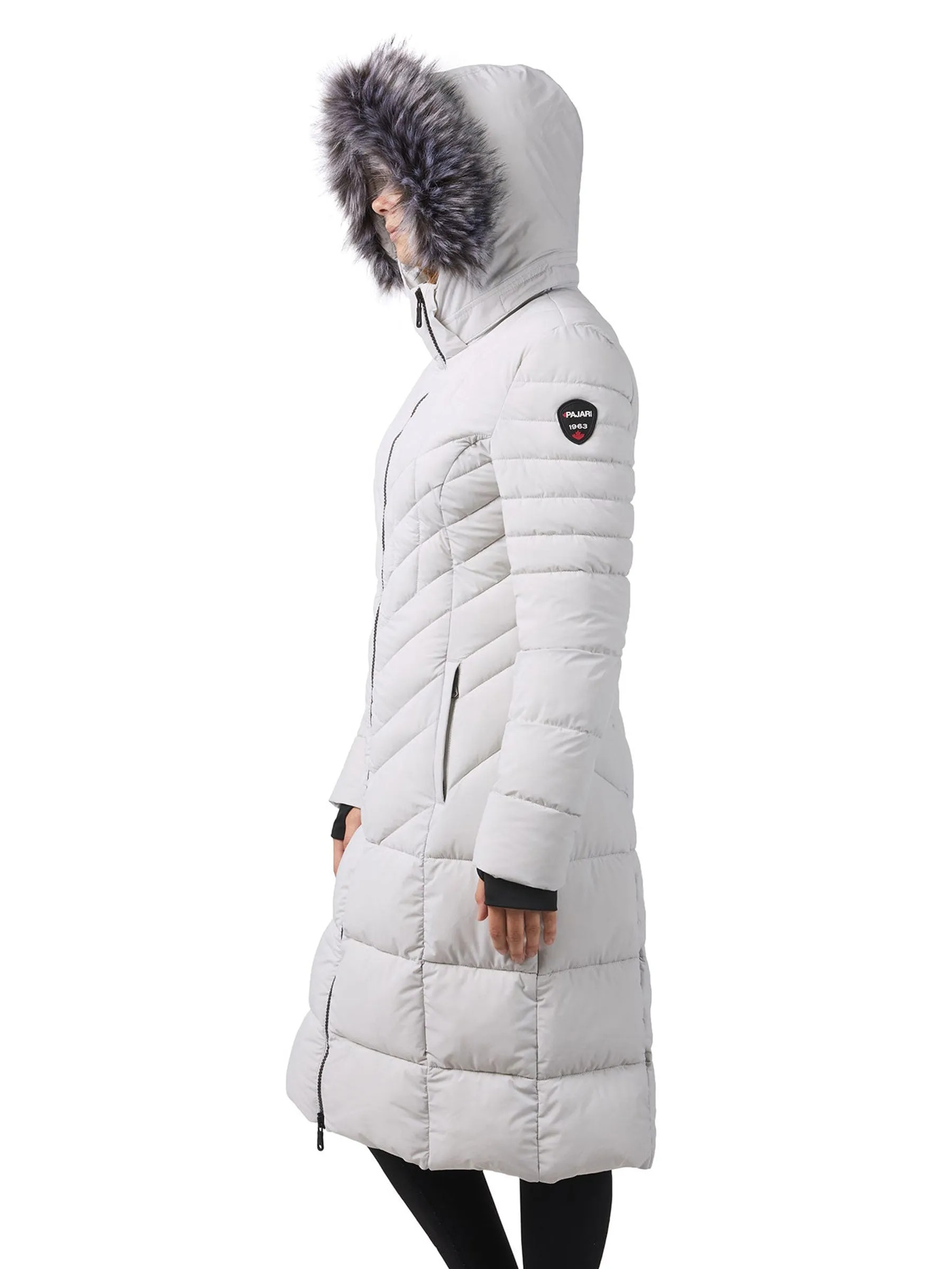 Aubrey Women's Puffer w/ Faux Fur Trim