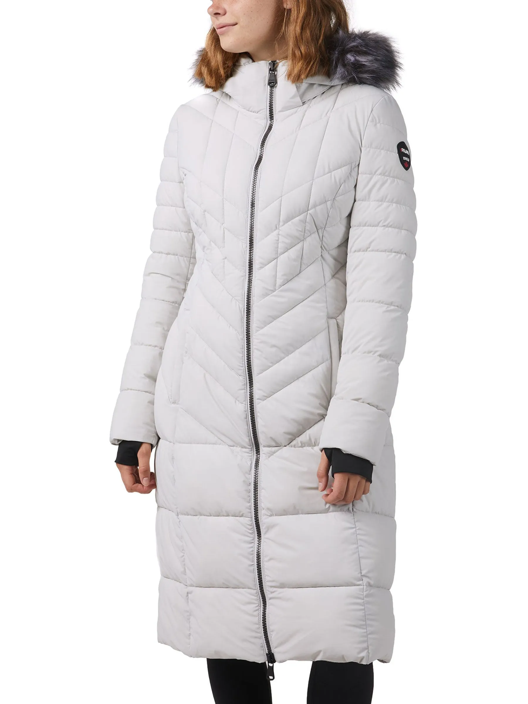 Aubrey Women's Puffer w/ Faux Fur Trim