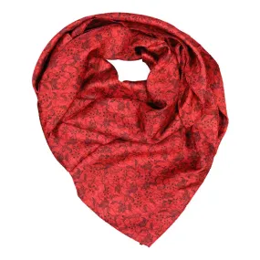 Austin Accent Subtle Floral Print Wild Rag Scarf