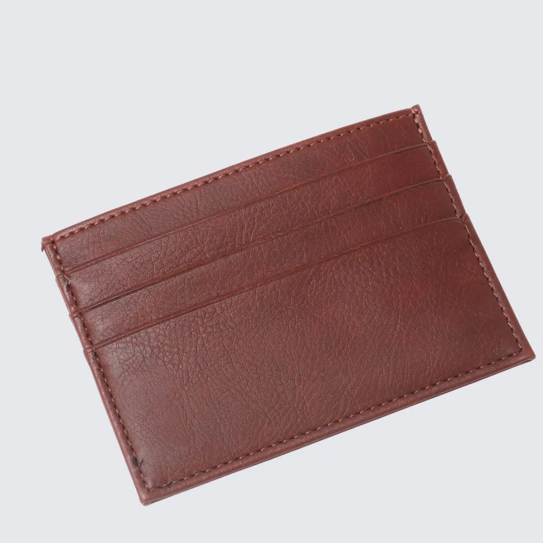 AVOCA Unisex Card Holder I Dark Brown