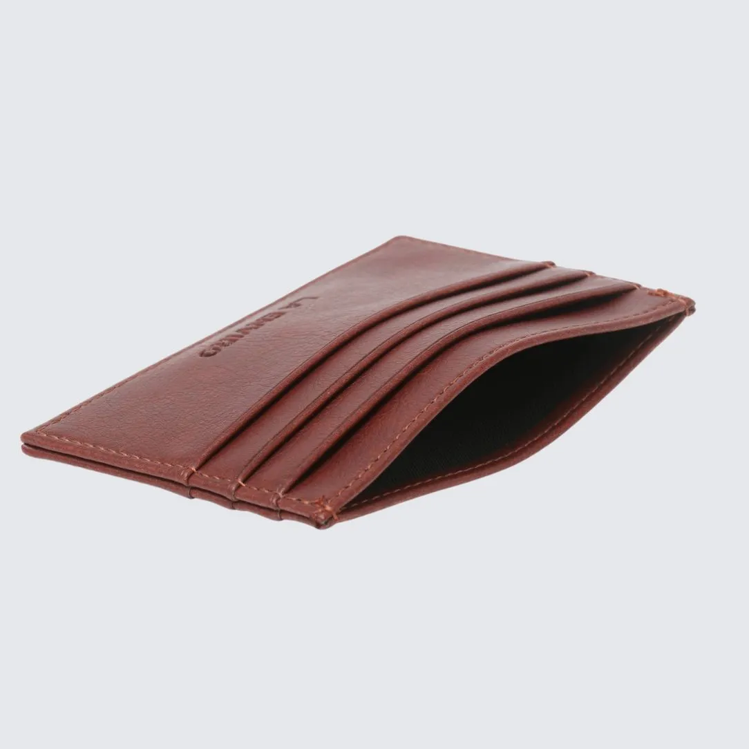 AVOCA Unisex Card Holder I Dark Brown