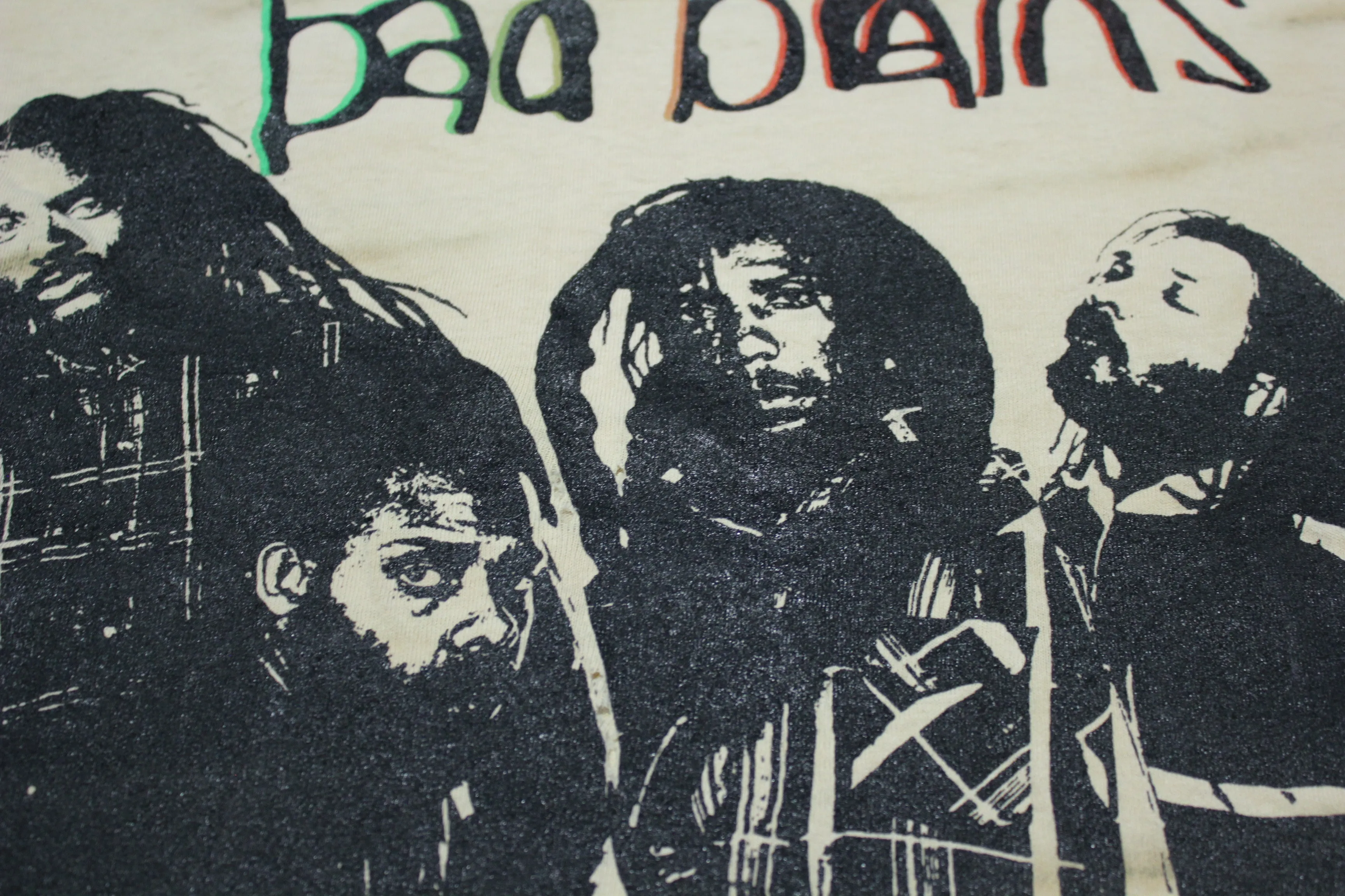 Bad Brains Mosquitohead Vintage Bleached 80's Made in USA Washington DC T-Shirt