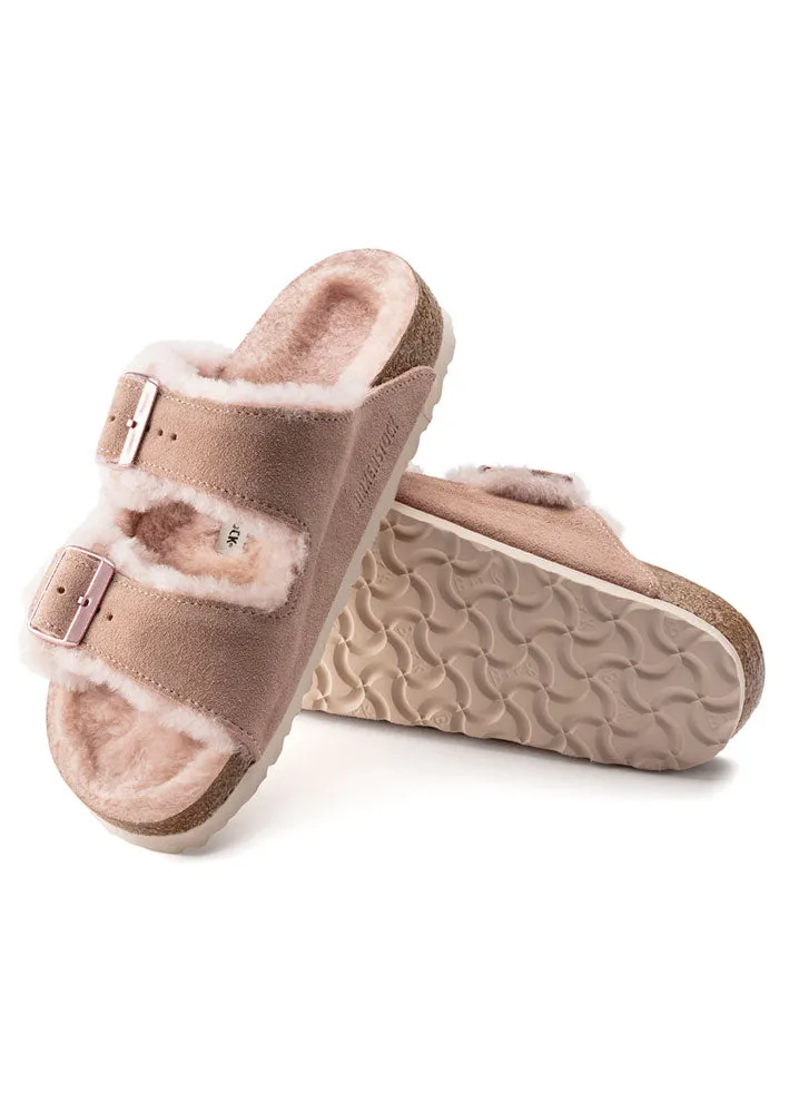 Birkenstock Arizona Shearling Suede 1020389 Light Rose