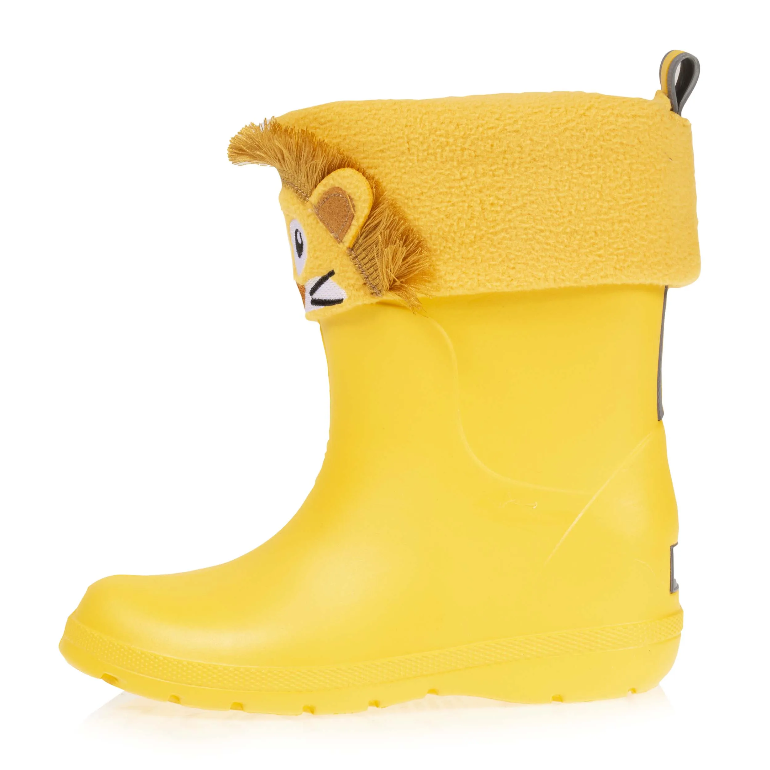 Bottes de pluie Enfant Jaune et chaussette amovible