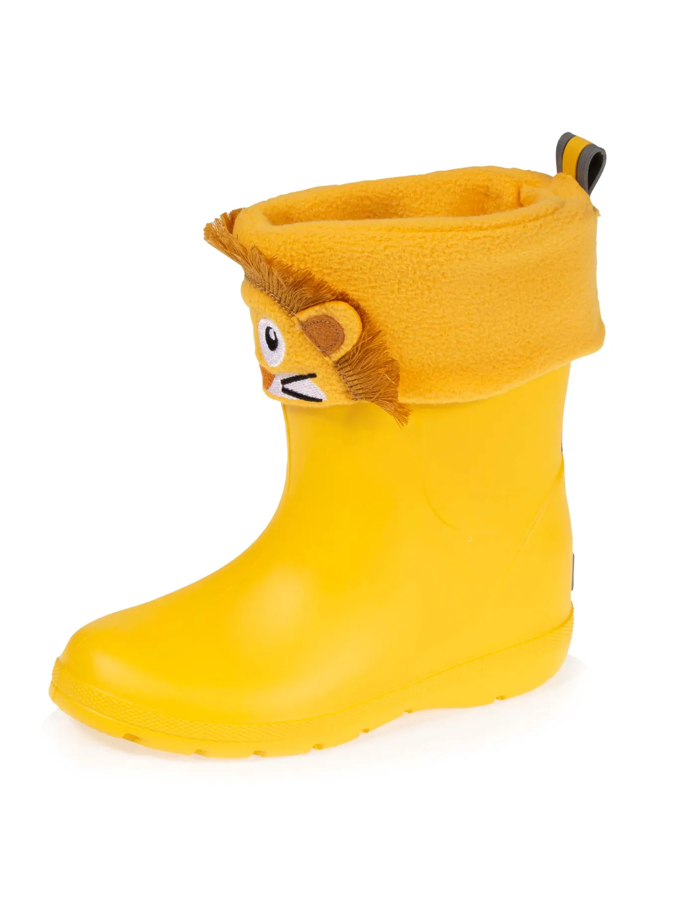 Bottes de pluie Enfant Jaune et chaussette amovible