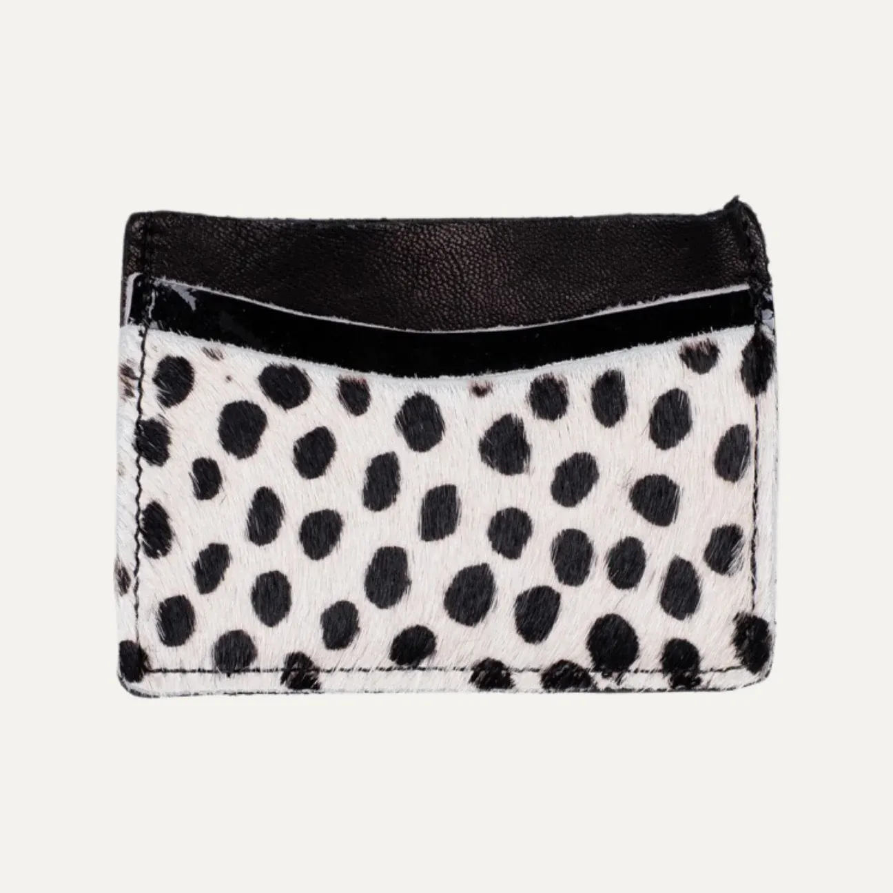 Card Holder Pauly Jen | Black   White Cheetah