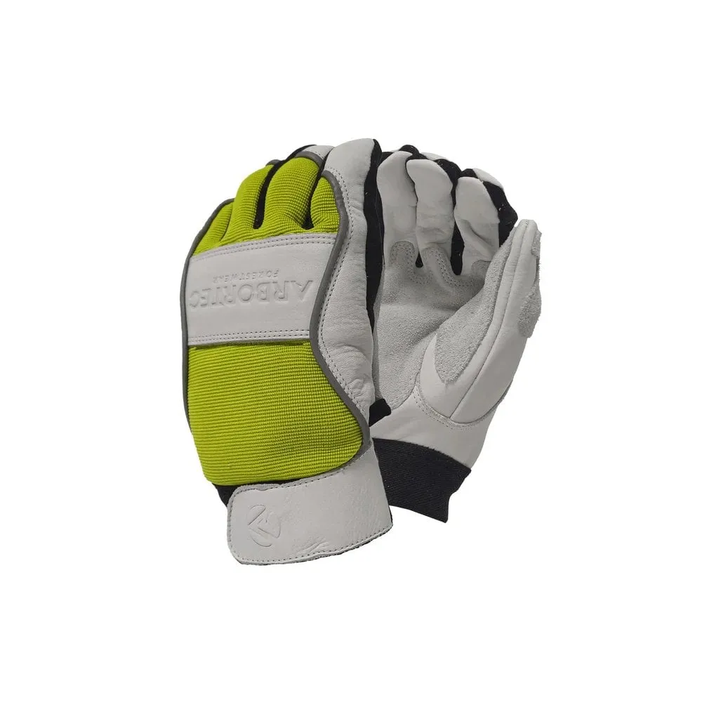 Chainsaw Gloves Lime/White