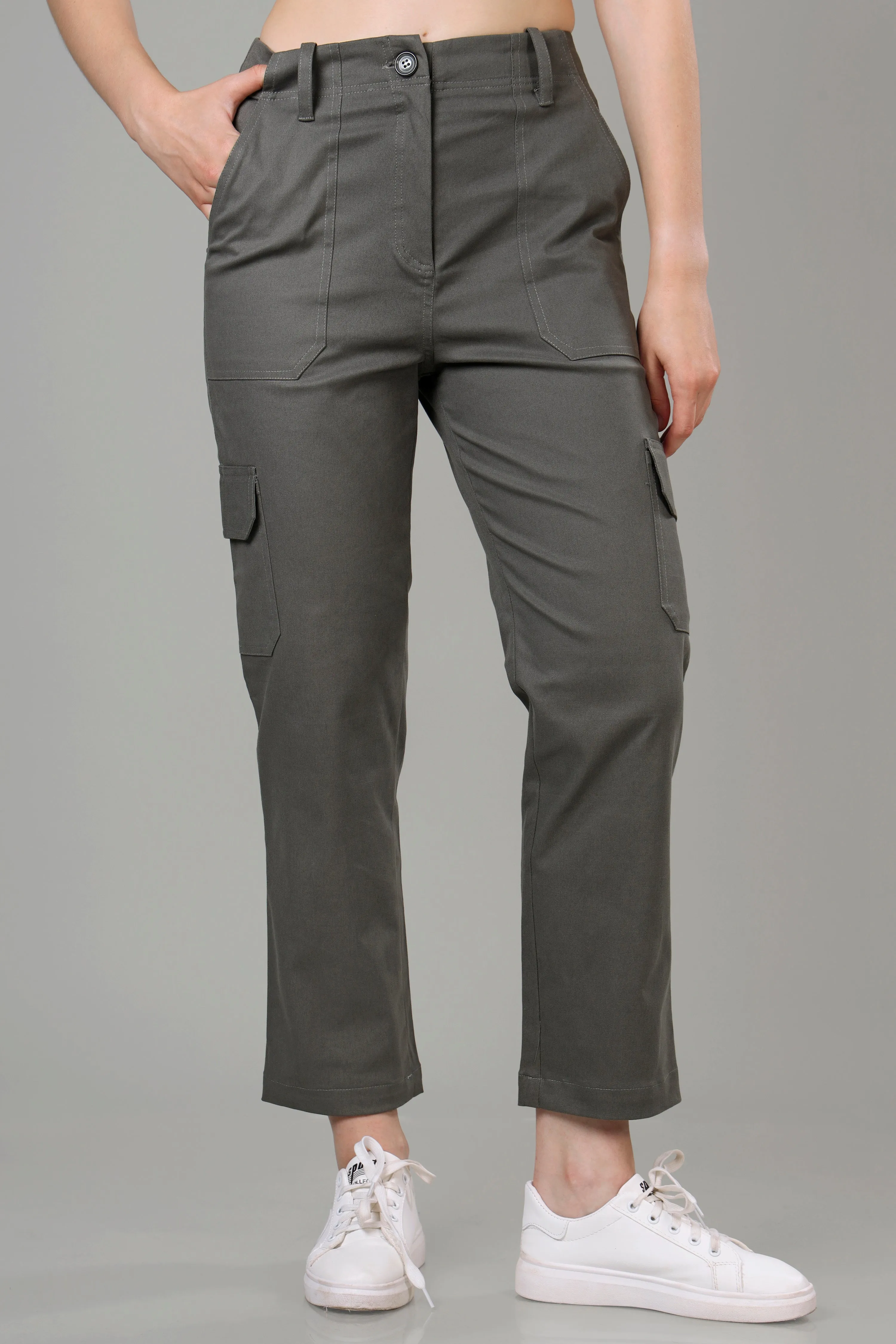 Classic Grey Cargo For Women