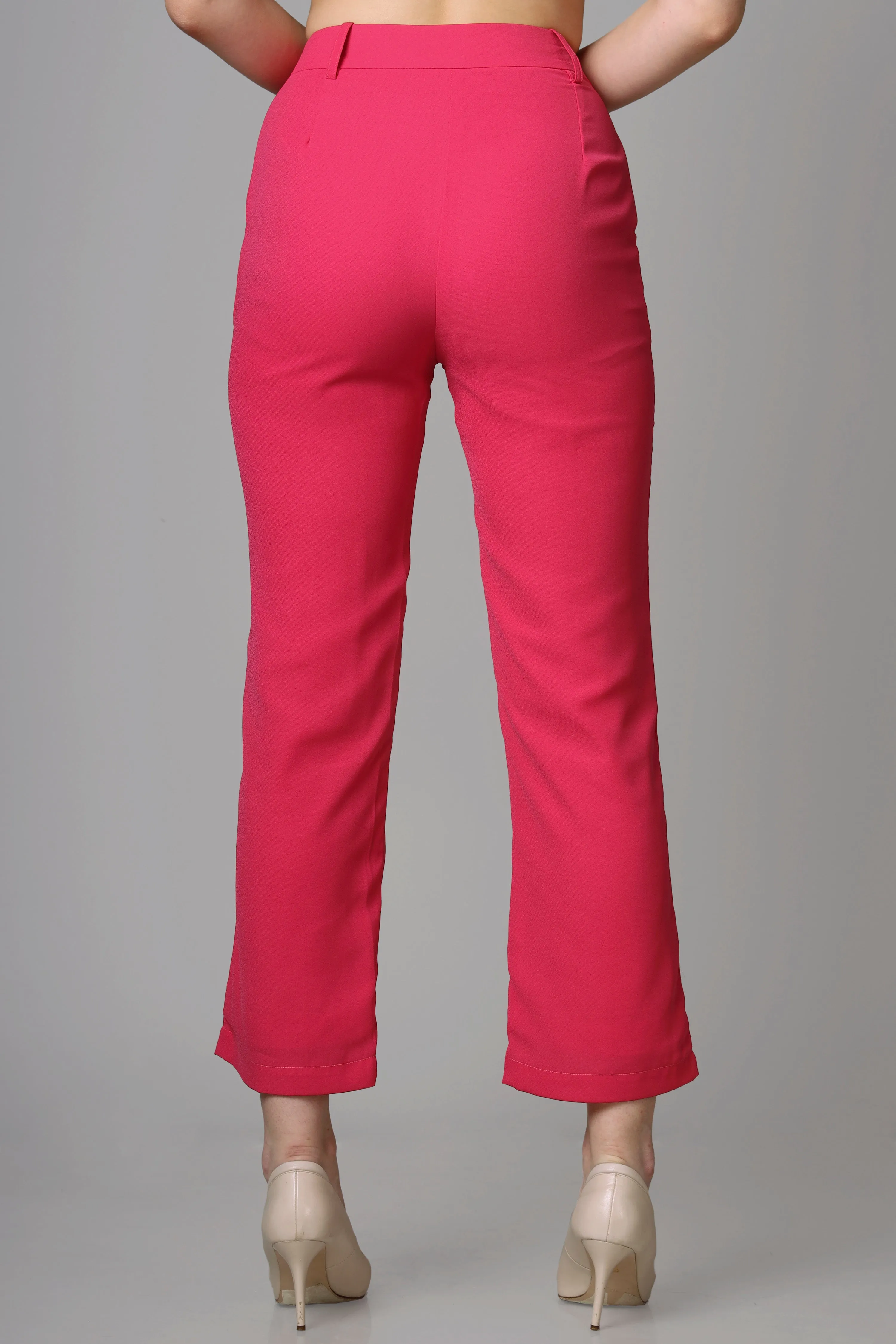 Classic Pink Women's Trousers