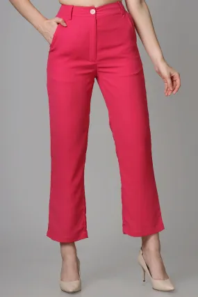 Classic Pink Women's Trousers