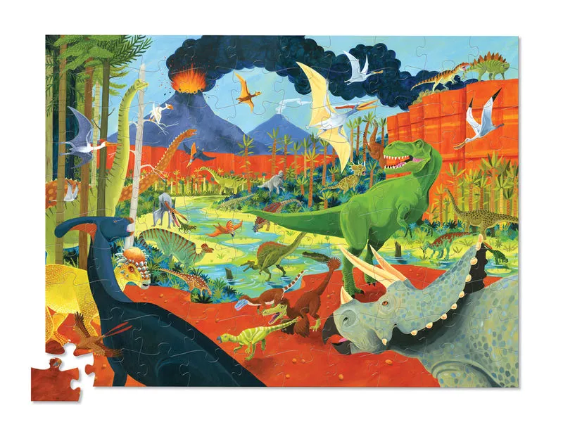 Classic Puzzle 100 Piece - Dinosaurs