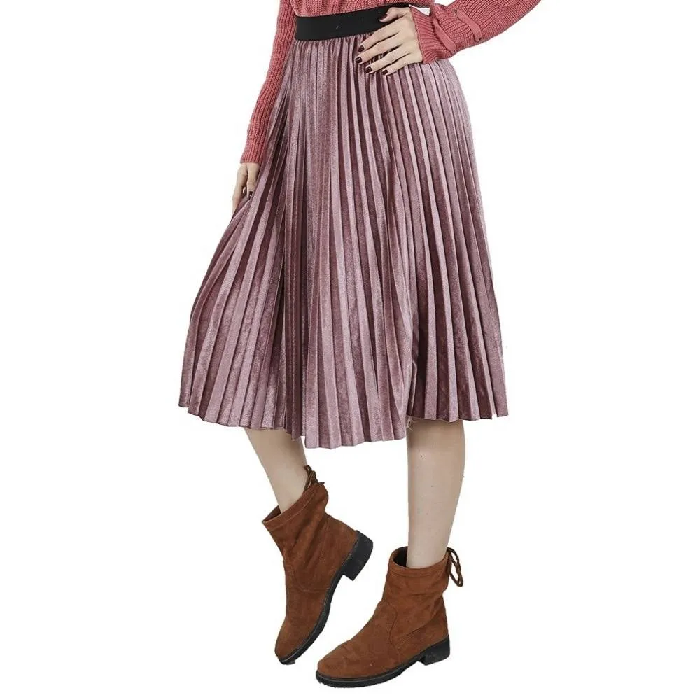 Colorful Pleated Skirt