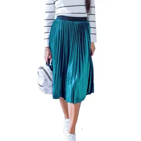 Colorful Pleated Skirt