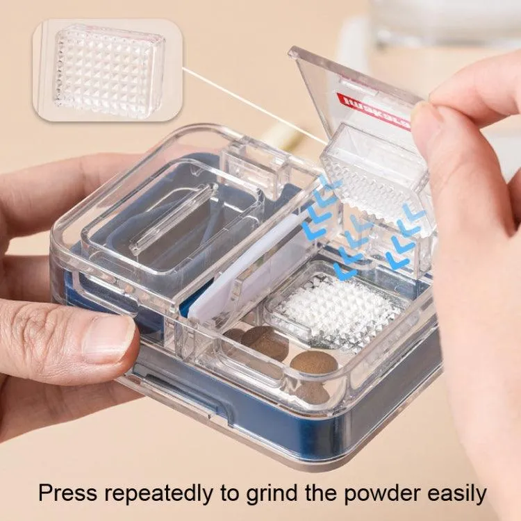 Compact Multi-Function Medicine Cutter and Dispenser Box