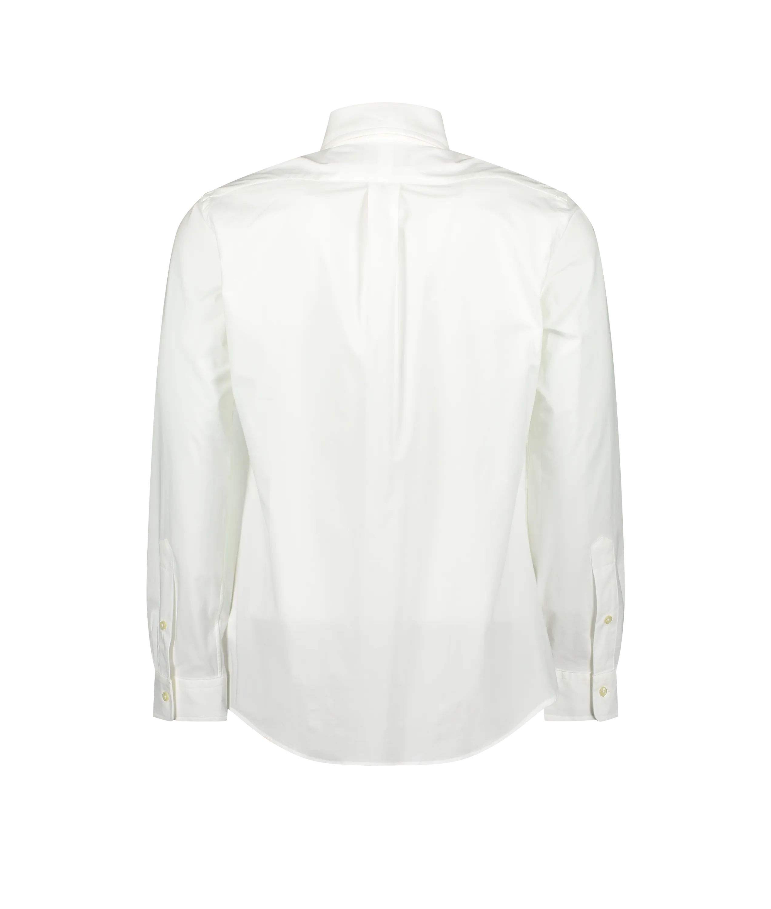 Custom Fit Stretch Poplin Shirt - White