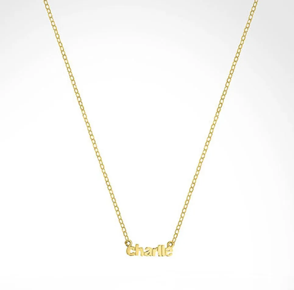 Custom Mini Name Necklace - Kourtney / Khloe Kardashian