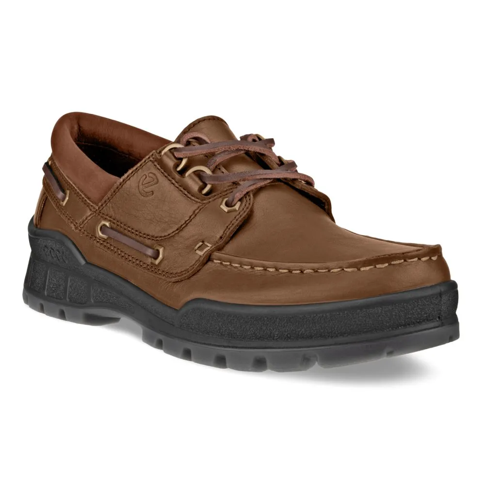 Ecco Men's Track 25 Moc-Toe Boat Shoe - Bison/Cognac