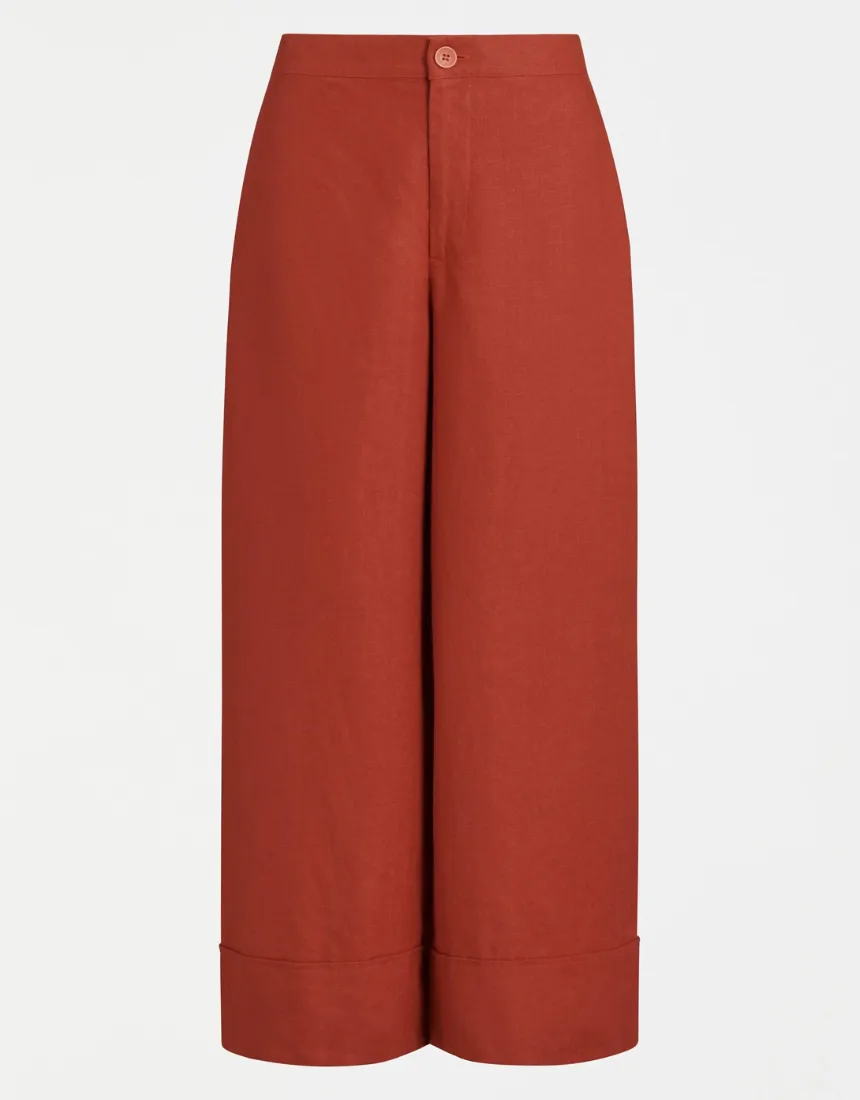 Elk - Anneli Linen Pant Sangria