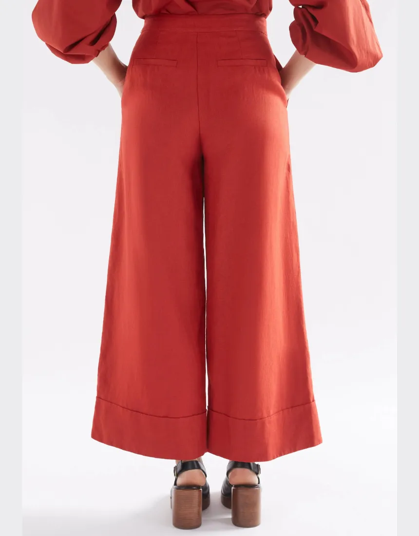 Elk - Anneli Linen Pant Sangria