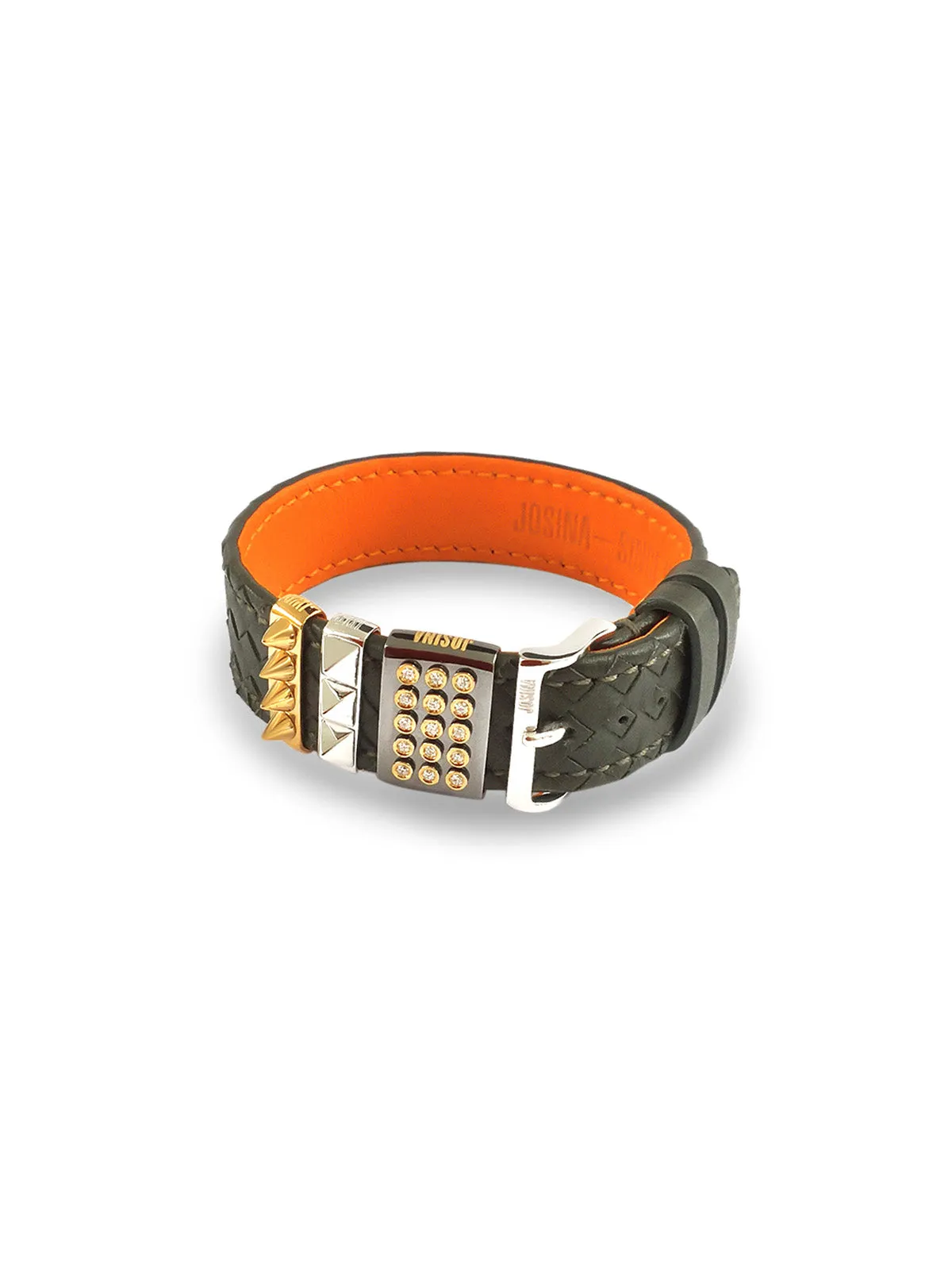 Embracelet Woven - with 18k solid gold buckle