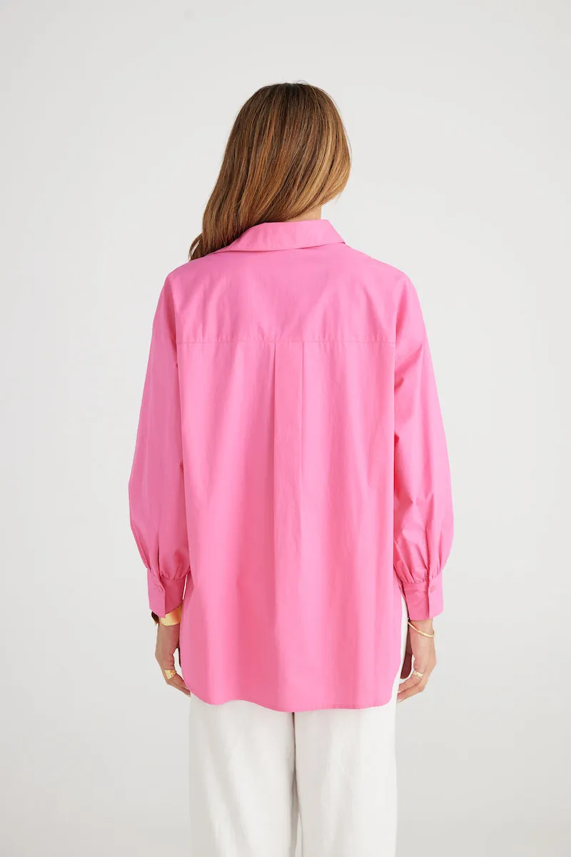 Ezra Shirt, Hot Pink