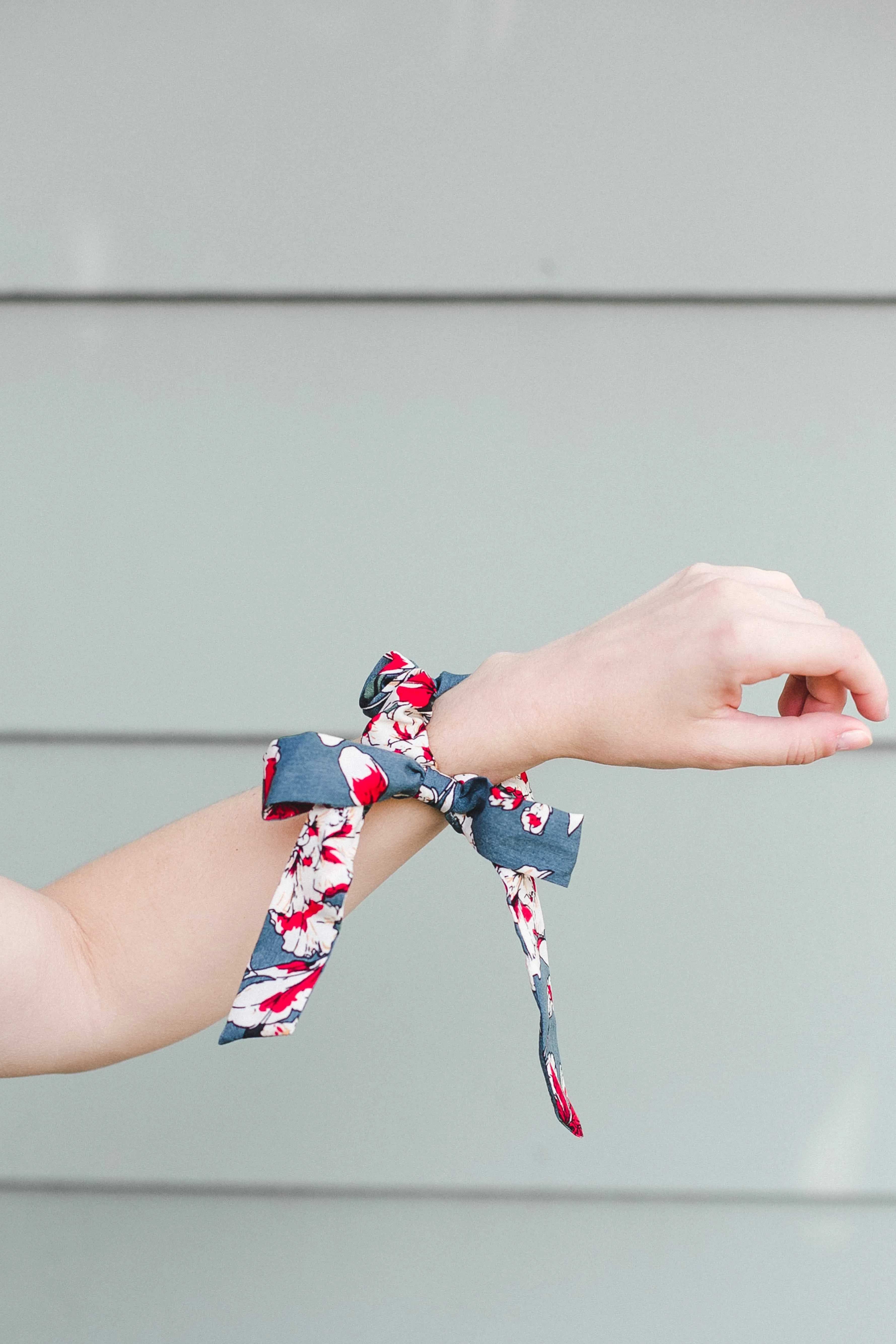 Fashion Floral Scrunchie