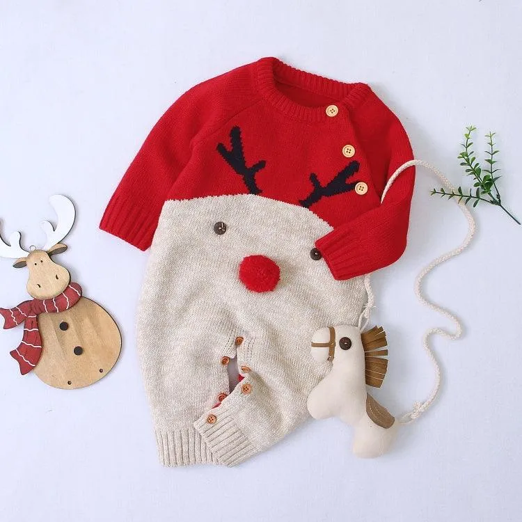 Festive Knitted Sweater for Boys and Girls