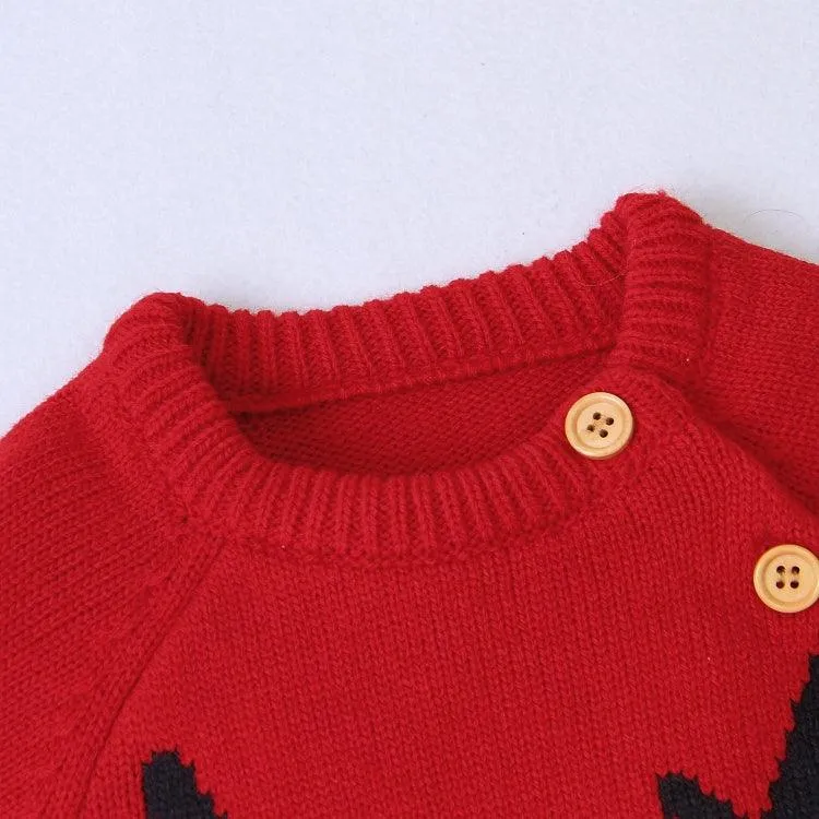 Festive Knitted Sweater for Boys and Girls