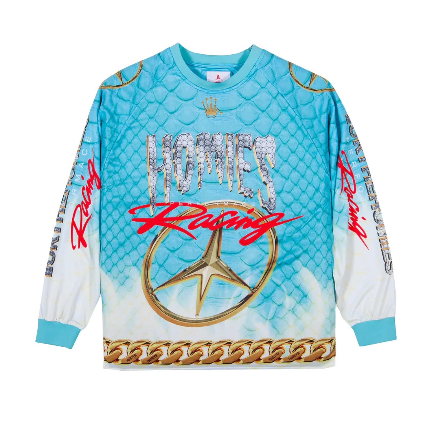 For The Homies Moto Jersey Aqua