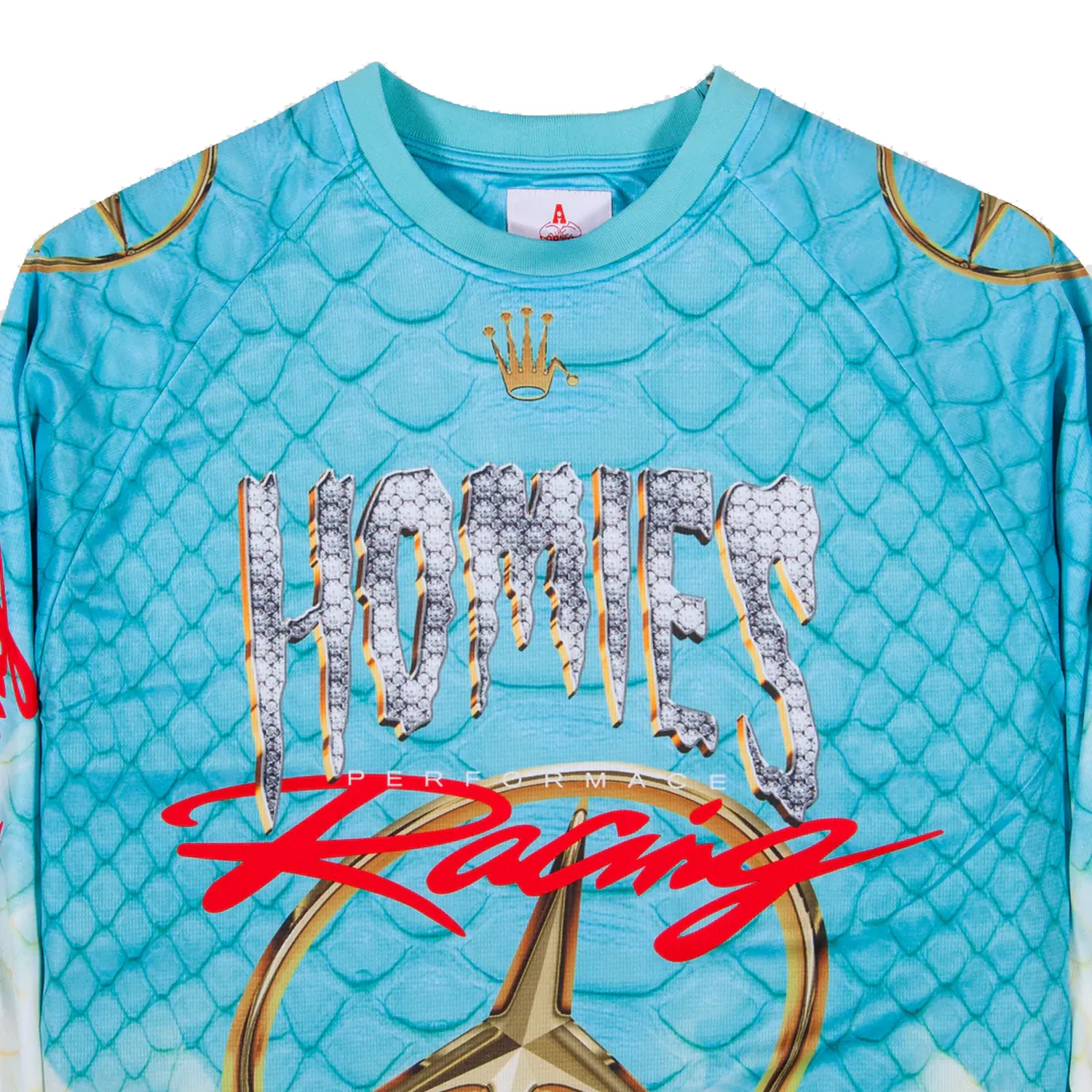 For The Homies Moto Jersey Aqua