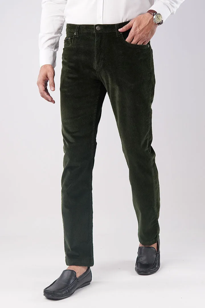 Forest Green Corduroy Pants