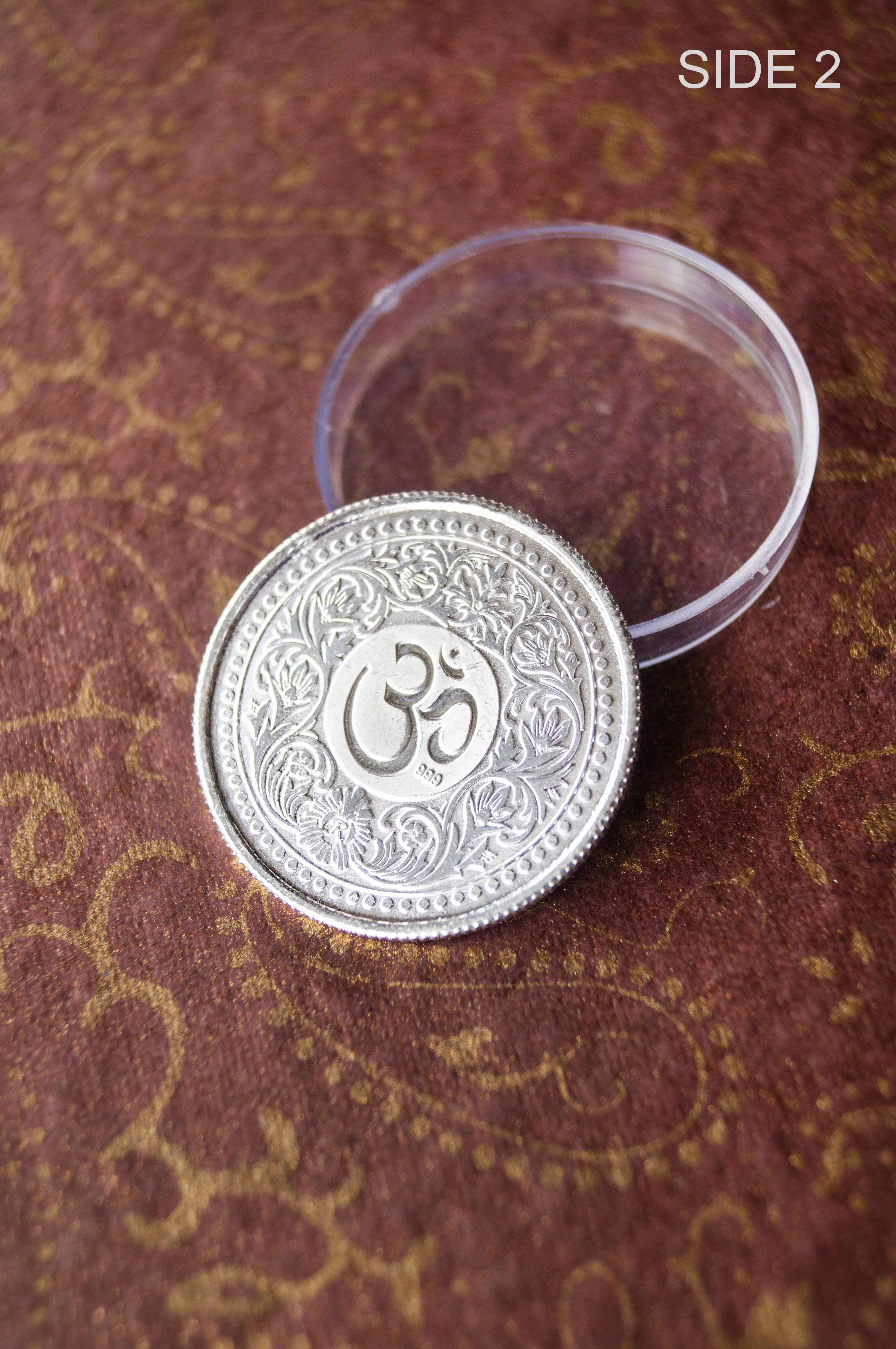 Ganesha & Om 999 Purity Silver 10g Coin