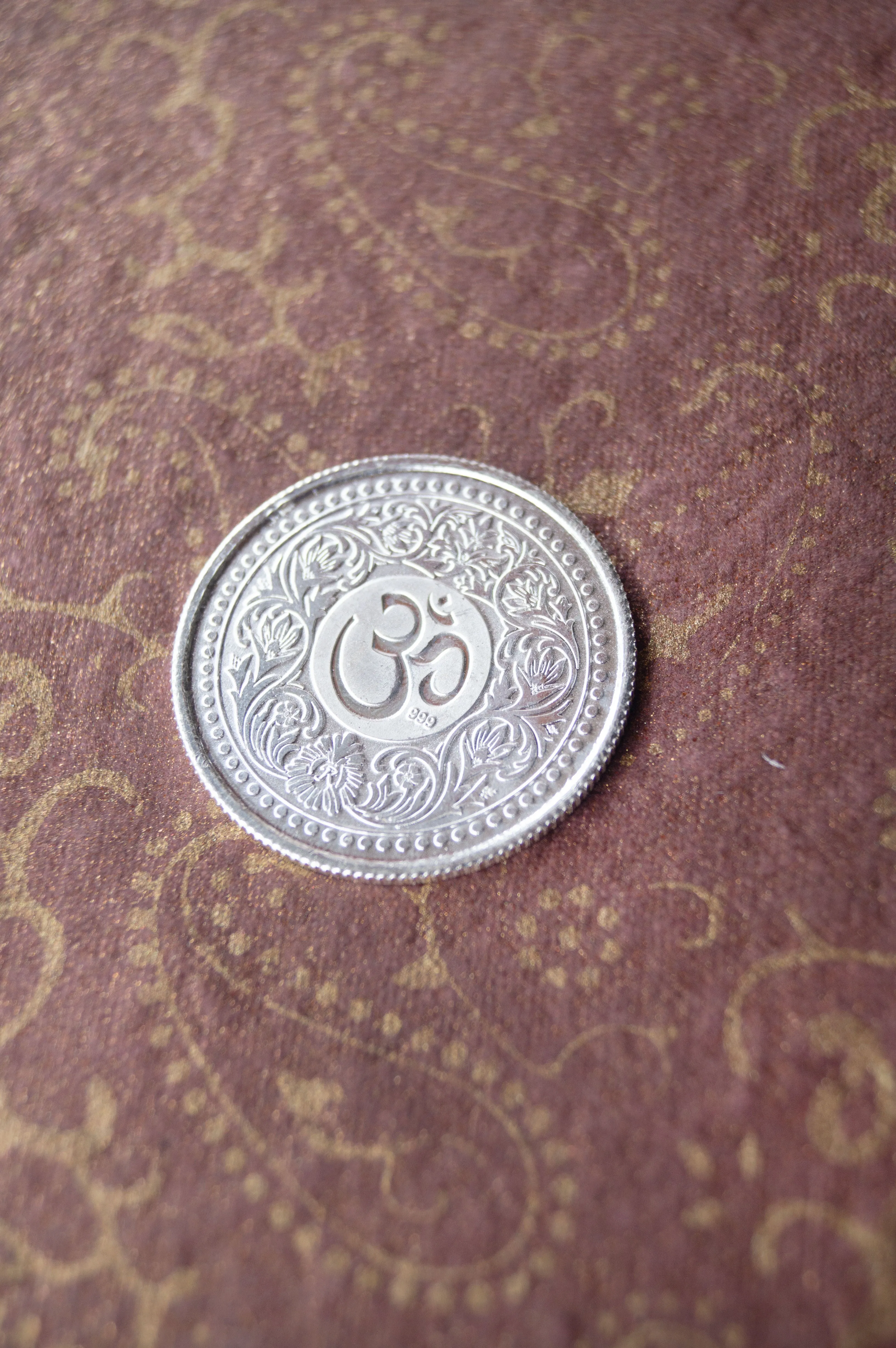 Ganesha & Om 999 Purity Silver 10g Coin