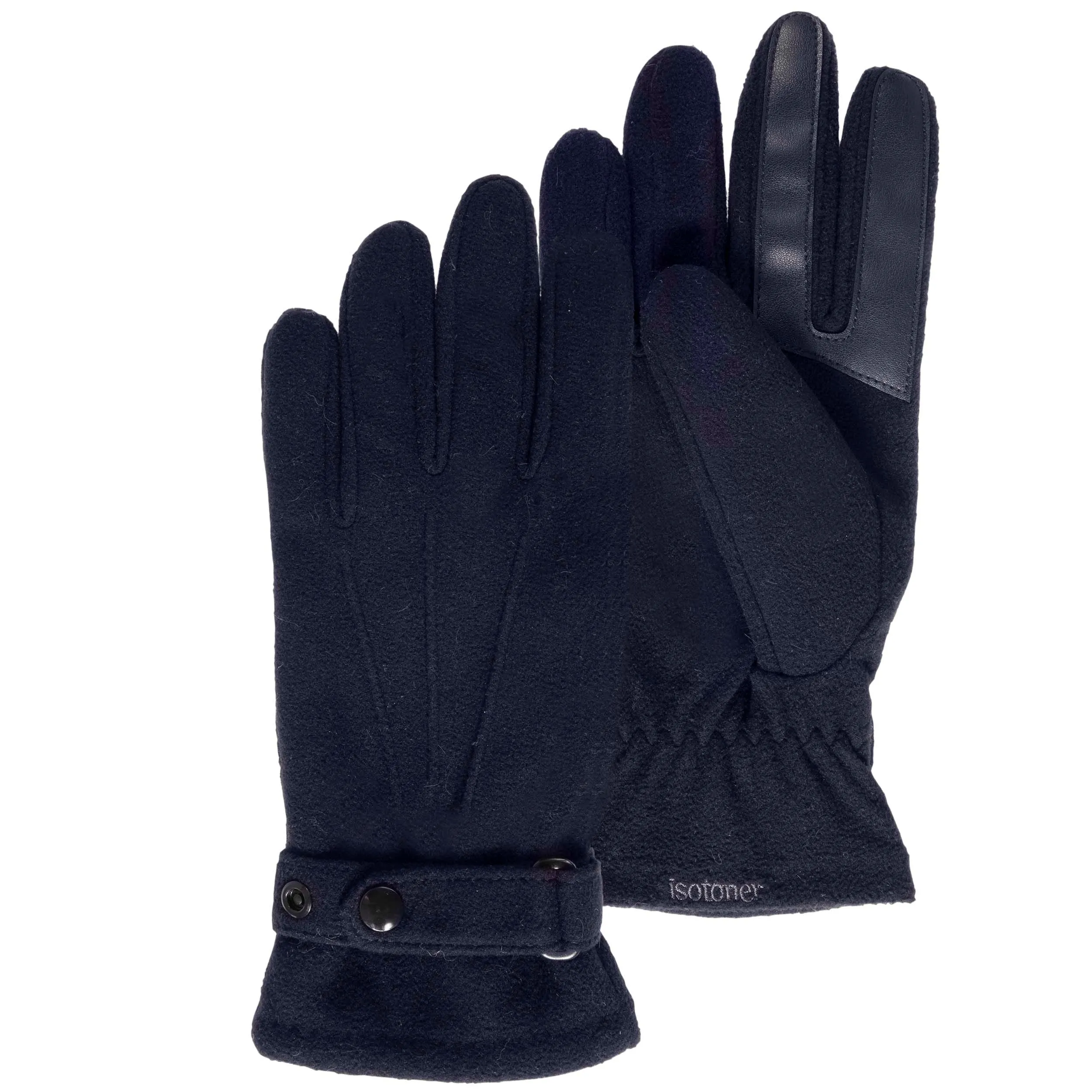 Gants Homme Polaire recyclée  Marine