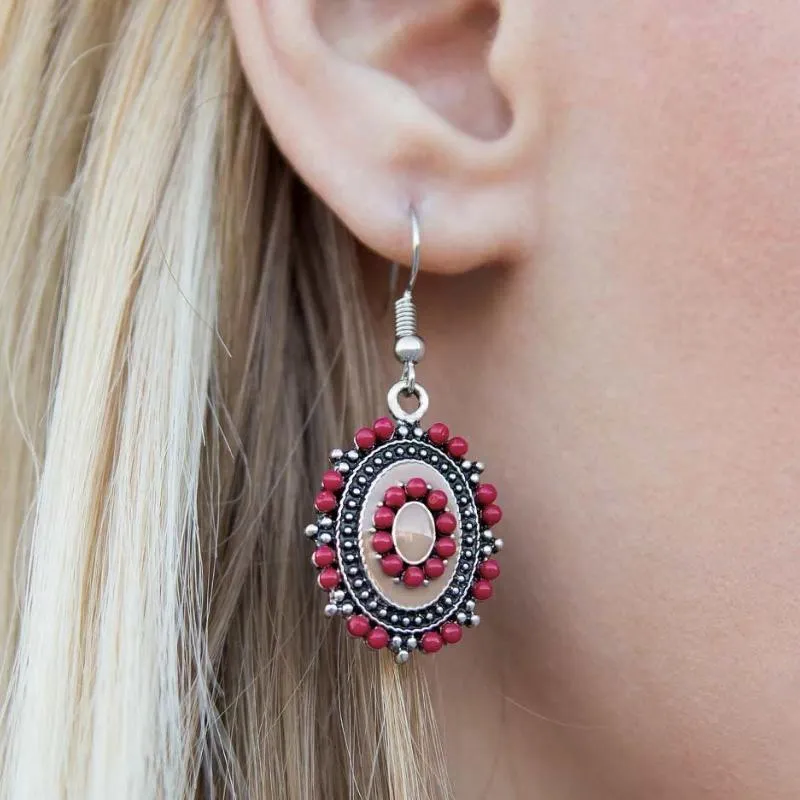 Garden Gate Glam Multi-Pink Earrings